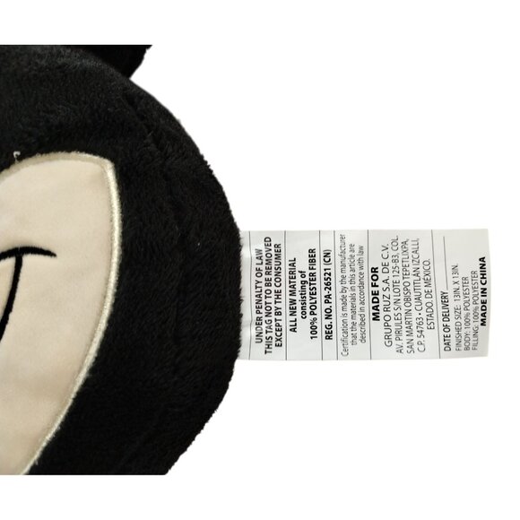 Ruz Disney Mickey Mouse 16 inch Christmas Pillow Plush Soft Toy With Santa Hat - Picture 5 of 7